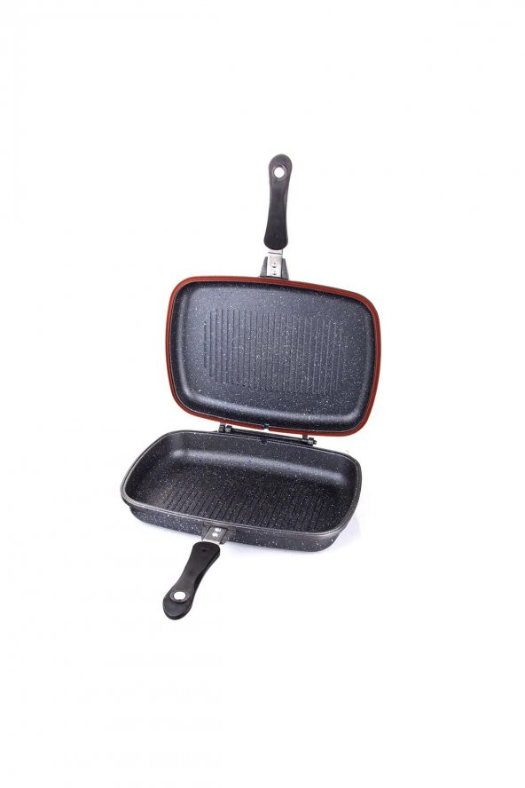 Aryıldız T/T Martis Double Granit Balık Izgara Tava 36 Cm - 2