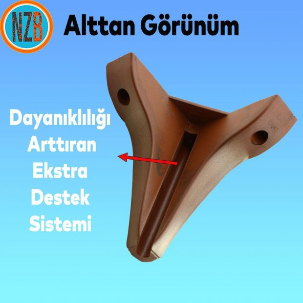 Mobilya Kanepe Yatak Sehpa TV Ünitesi Baza Koltuk Ayağı Kahverengi Renk 15 cm Ayak - 7