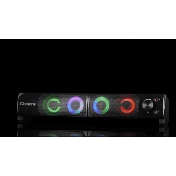Classone X3 Black Sound Bar Rgb Hoparlör - 4