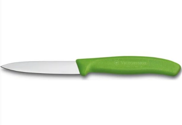 Victorinox Soyma Bıçağı 8cm Sivri Ağızlı Yeşil