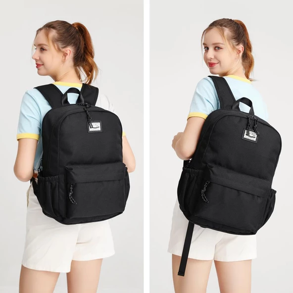 Smart Bags Sırt Çantası Okul Boyu Laptop Gözlü 3157 - 4