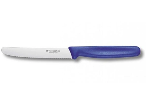 Victorinox Domates Bıçağı 11cm Testere Ağızlı Mavi