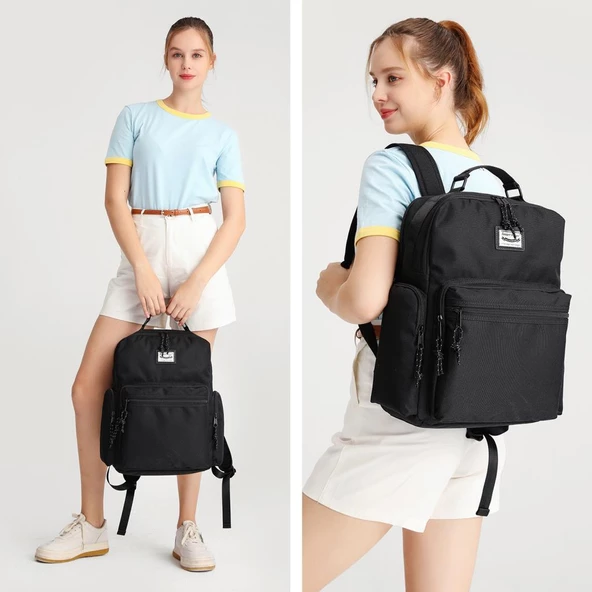 Smart Bags Sırt Çantası Okul Boyu Laptop Gözlü 3124 - 10