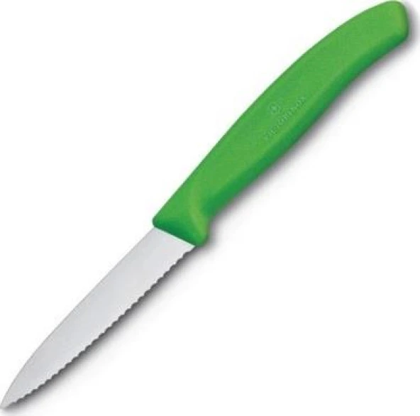 Victorinox Soyma Bıçağı 8cm Testere ve Sivri Ağızlı Yeşil