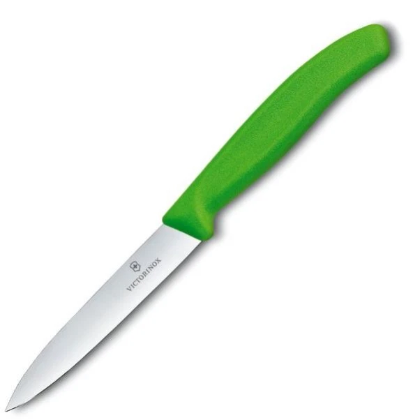 Victorinox Soyma Bıçağı 10cm Sivri Ağızlı Yeşil
