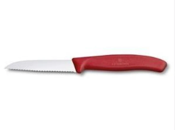 Victorinox Soyma Bıçağı 8cm Testere ve Sivri Ağızlı Kırmızı - 2