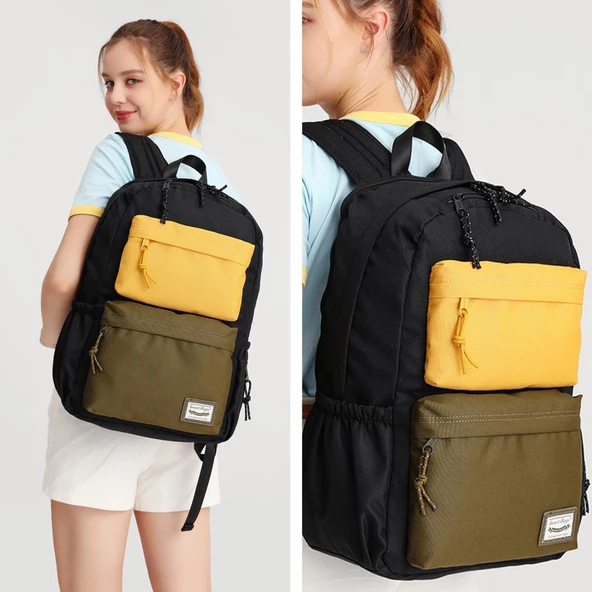 Smart Bags Sırt Çantası Okul Boyu Laptop Gözlü 3155 - 4