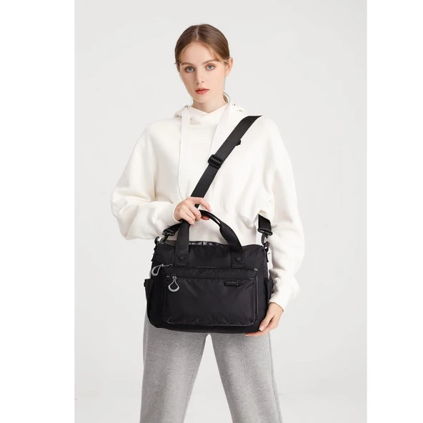 Smart Bags Ekstra Hafif Kumaş Kadın Postacı Çantası 3141 - 5