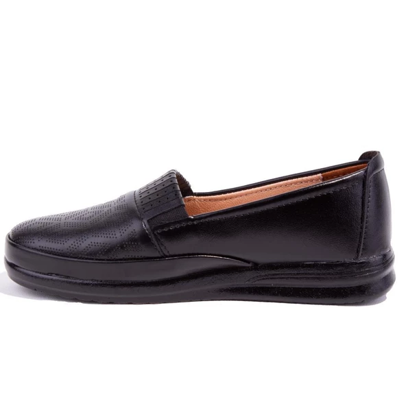 Dagoster DZA07-1194170 Siyah Ortopedik Günlük Kadın Ayakkabı - 3