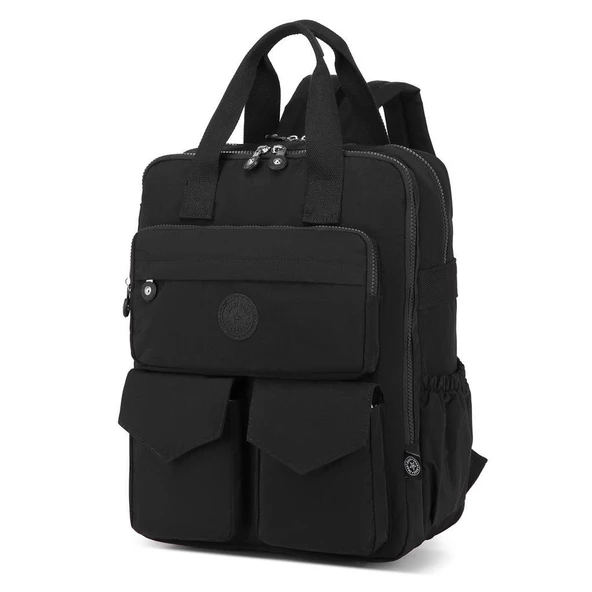 Büyük Boy Krinkıl Kumaş Sırt Çantası Smart Bags 1175 - 9