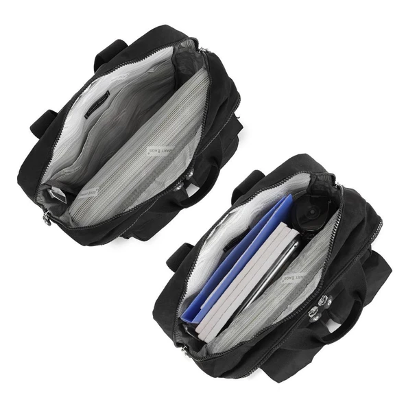 Büyük Boy Krinkıl Kumaş Sırt Çantası Smart Bags 1175 - 11