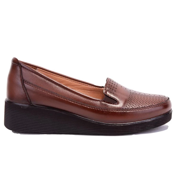 Dagoster DZA07-1194410 Taba Ortopedik Günlük Kadın Ayakkabı - Resim 2