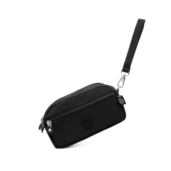 Smart Bags Mini Boy Postacı Çantası ve Cüzdanı Krinkıl Kumaş 1112