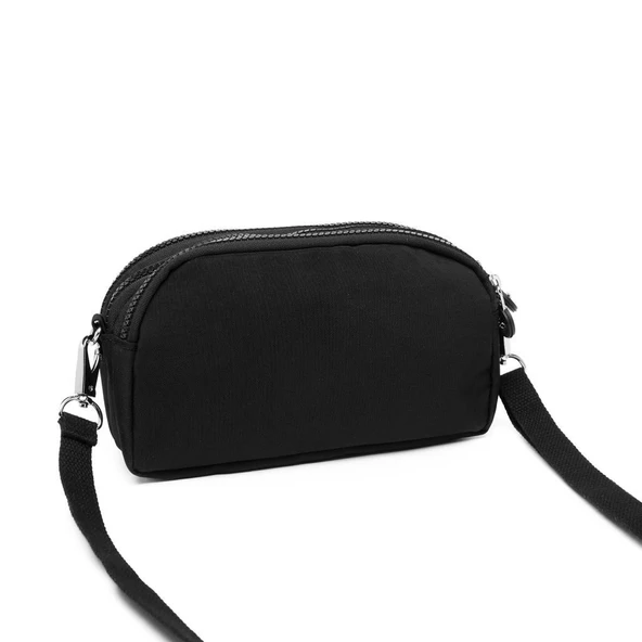 Smart Bags Mini Boy Postacı Çantası ve Cüzdanı Krinkıl Kumaş 1112 - Resim 6