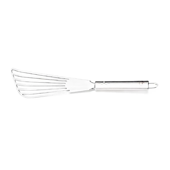 İnoks Eğri Krep Spatulası Krep Omlet Çevirici - 2