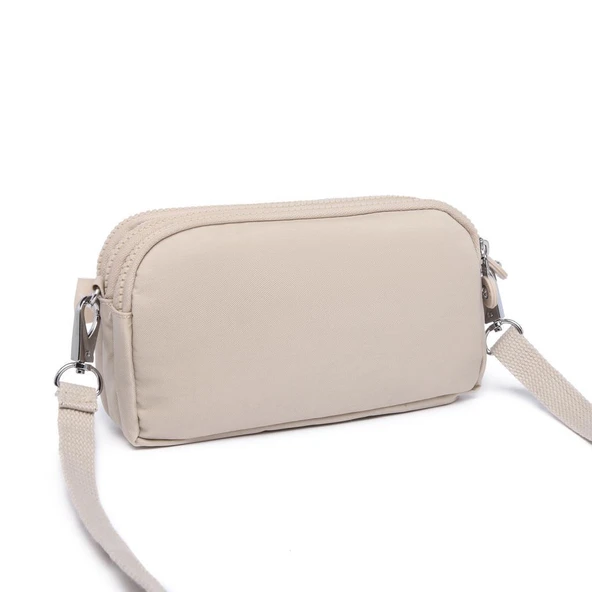 Smart Bags Mini Boy Postacı Çantası ve Cüzdanı Krinkıl Kumaş 1112 - Resim 9