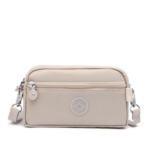 Smart Bags Mini Boy Postacı Çantası ve Cüzdanı Krinkıl Kumaş 1112 - Resim 7