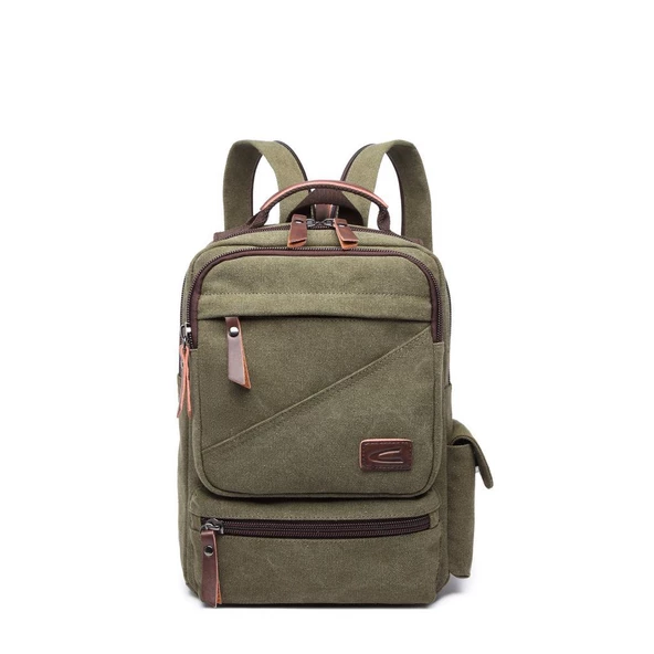 C-Active Kanvas Kumaş Orta Boy Sırt Çantası 1261 - 4