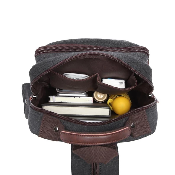 C-Active Kanvas Kumaş Orta Boy Sırt Çantası 1261 - 9