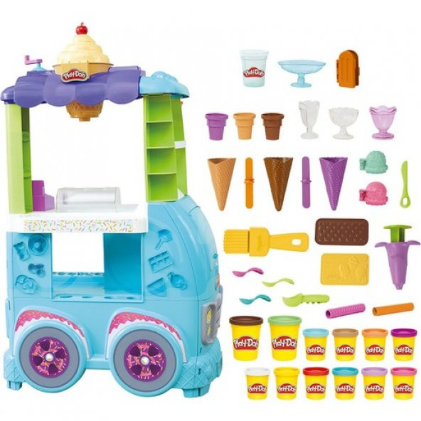 Play-Doh Dev Dondurma Arabam F1039