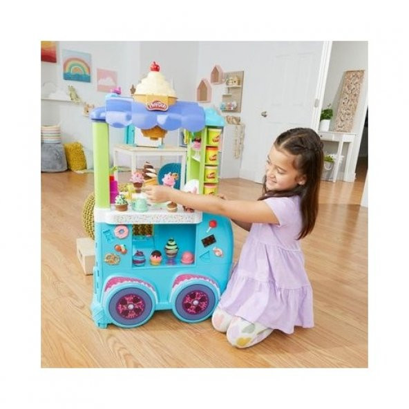 Play-Doh Dev Dondurma Arabam F1039 - 2
