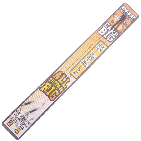 EFFE Hazır Boili Sazan Avı Rig Olta Takımı 4lü HG1294