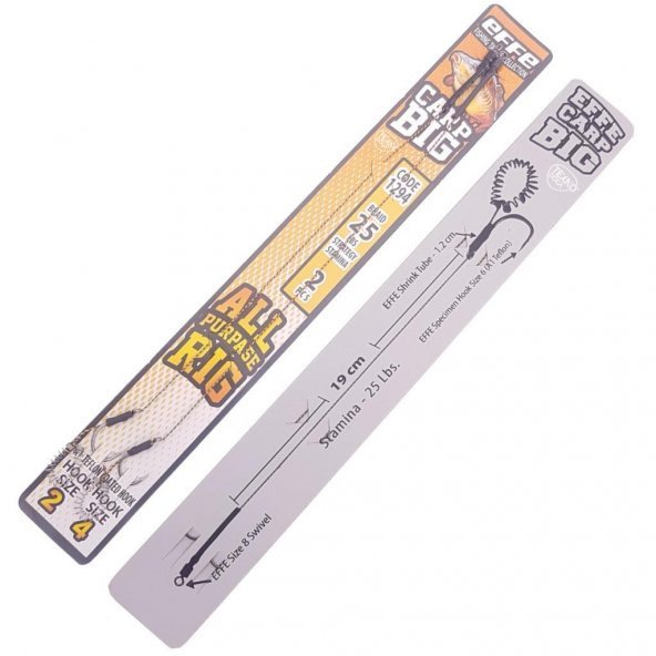 EFFE Hazır Boili Sazan Avı Rig Olta Takımı 4lü HG1294 - 2