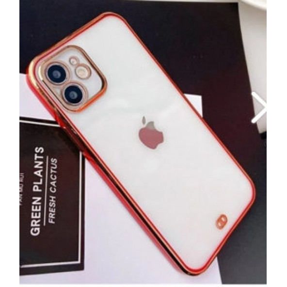 Apple iPhone 11 Uyumlu Kamera Korumalı Lüx Lazer Kesim Şeffaf Kılıf - 4