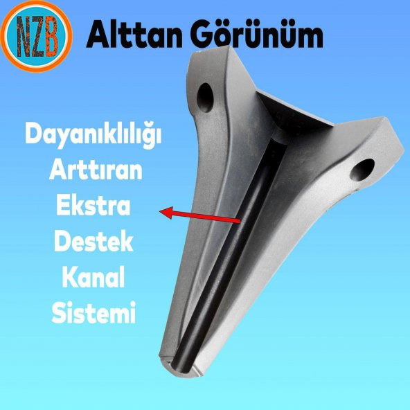 Mobilya Kanepe Yatak Sehpa TV Ünitesi Baza Koltuk Ayağı Siyah Renk 20 cm Ayak - Resim 7