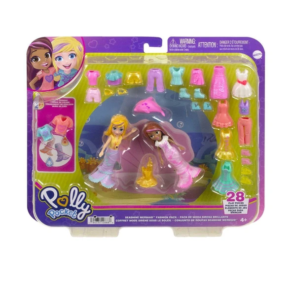 HNF51 Polly Pocket ve Arkadaşları Farklı Moda Aksesuarları Oyun Setleri  - 1  Adet Fiyatıdır - 4