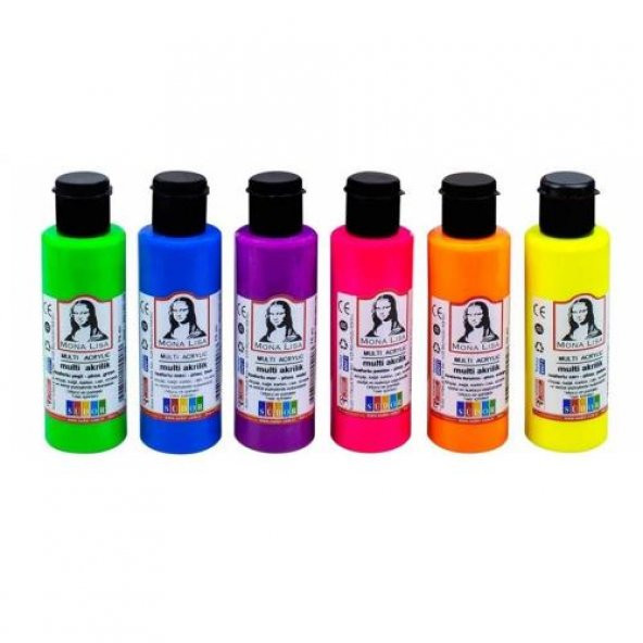 Mona Lisa Akrilik Boya Multi Fosforlu 6x70 ML SD1006F