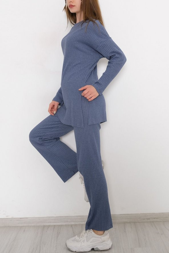 Uzun Kol Fitilli Takım İndigo - 10147.1567. - 5