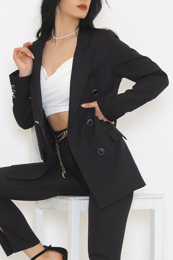 Blazer Ceket Siyah - 1102.1174. - 3