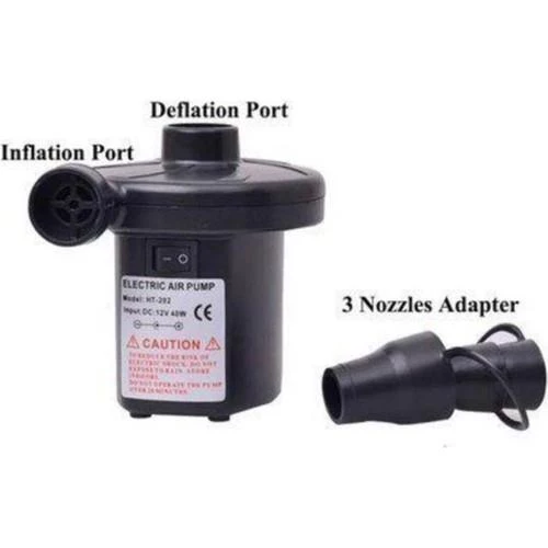 Elektrikli Hava Pompası Şişme Yatak Havuz Vakumlu Poşet Pompası(ARAÇ ÇAKMAKLIK GİRİŞİNDEN ÇALIŞIR)888 - 3
