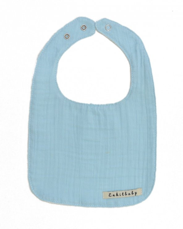 5li Sıvı Geçirmez Çift Kat Müslin Mama ve Salya Önlüğü, 100 Pamuk Alezli - 5