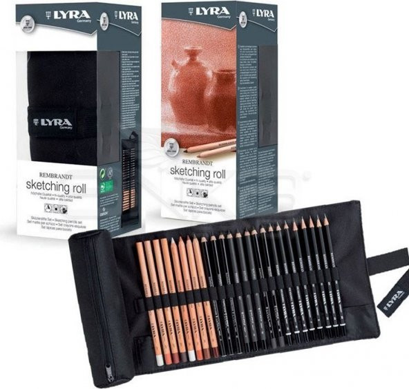 Lyra Rembrandt Çantalı Eskiz Seti - 24 Parça - Resim 3