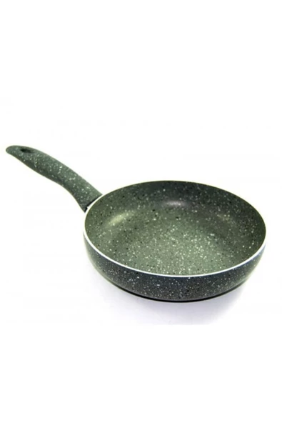 New and Single Tava Granit Tek Kulp 18 cm Yanmaz Tava Kızartma Yumurta Tavası