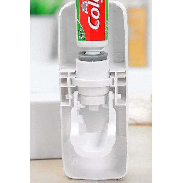 New and Single Diş Macunu Sıkacağı 5'li Fırça Tutucu Diş Macunu Sıkma Makinesi Fırça Tutucu - 3