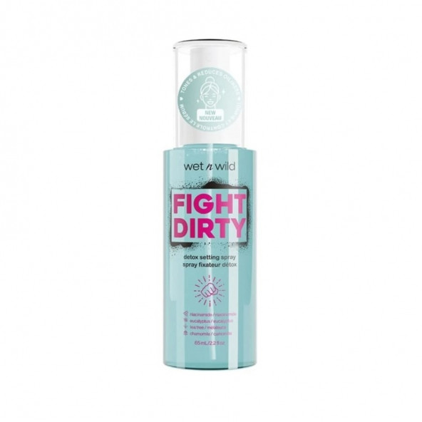 wet n wild Prep Prime Fight Dirty Detox Sabitleyici Sprey 65 ML