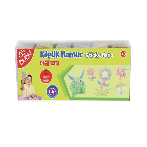 Bu-Bu Köpük Hamur 6X10Gr - Bubu-Ha0004