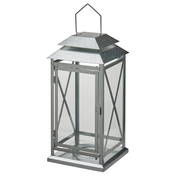 IKEA Befasta Galvanizli Fener Mumluk - 44 cm