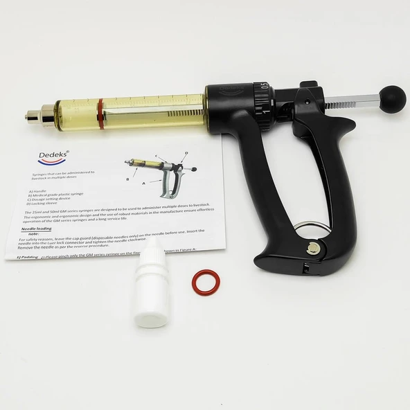 Otomatik Enjektör Aşı Tabancası Hazneli Multimatic Şırınga 25 ml - 6