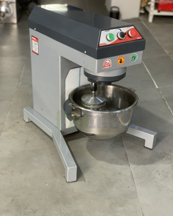 10 Litre Yerli Üretim Planet Mikser Pasta Hamur Mikseri ( Hız Kontrollü ) - 4
