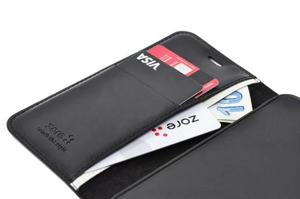 Samsung Galaxy S23 Kılıf Zore Kar Deluxe Kapaklı Kılıf