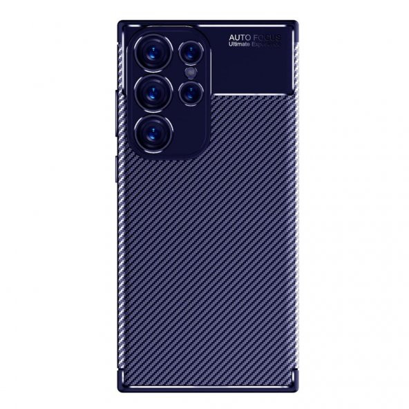 Samsung Galaxy S23 Ultra Kılıf Karbon Tasarım Negro Silikon Kapak - 10