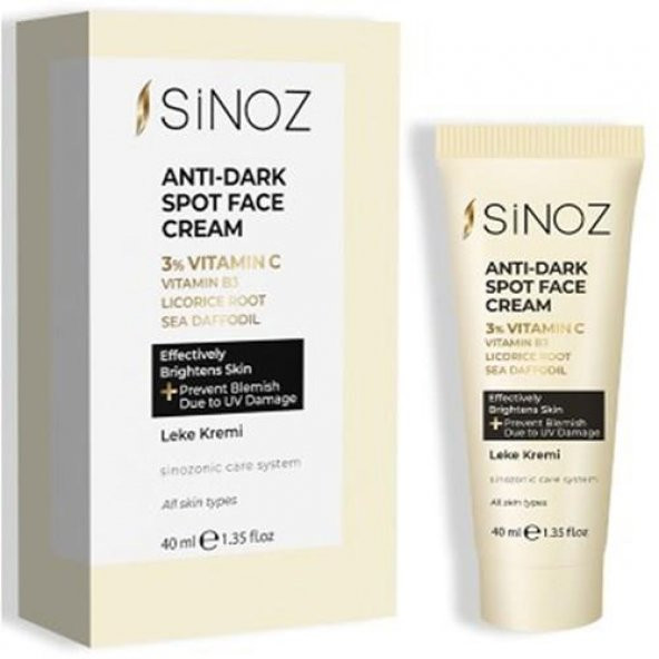 Sinoz %3 C Vitaminli Ton Eşitleyici Leke Kremi 40 Ml