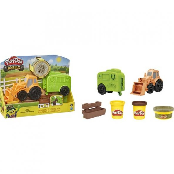 Play-Doh Çalışkan Traktör ve Römork - 2