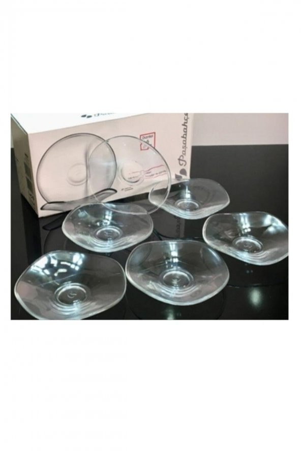 Paşabahçe dantel 6 lı çay tabağı - çay bardağı altı 54631