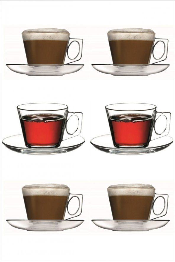 Paşabahçe vela espresso kahve fincanı takımı 12 parça 80 cc.