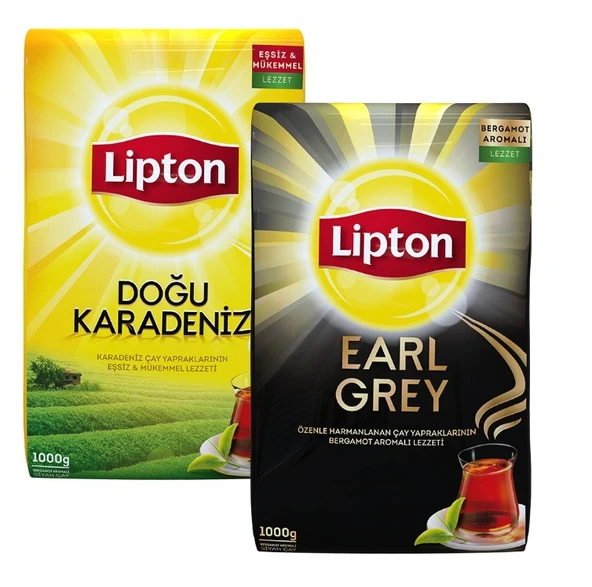 Lipton Doğu Karadeniz Dökme Çay 1 KG  Lipton Earl Grey Dökme Çay 1 KG